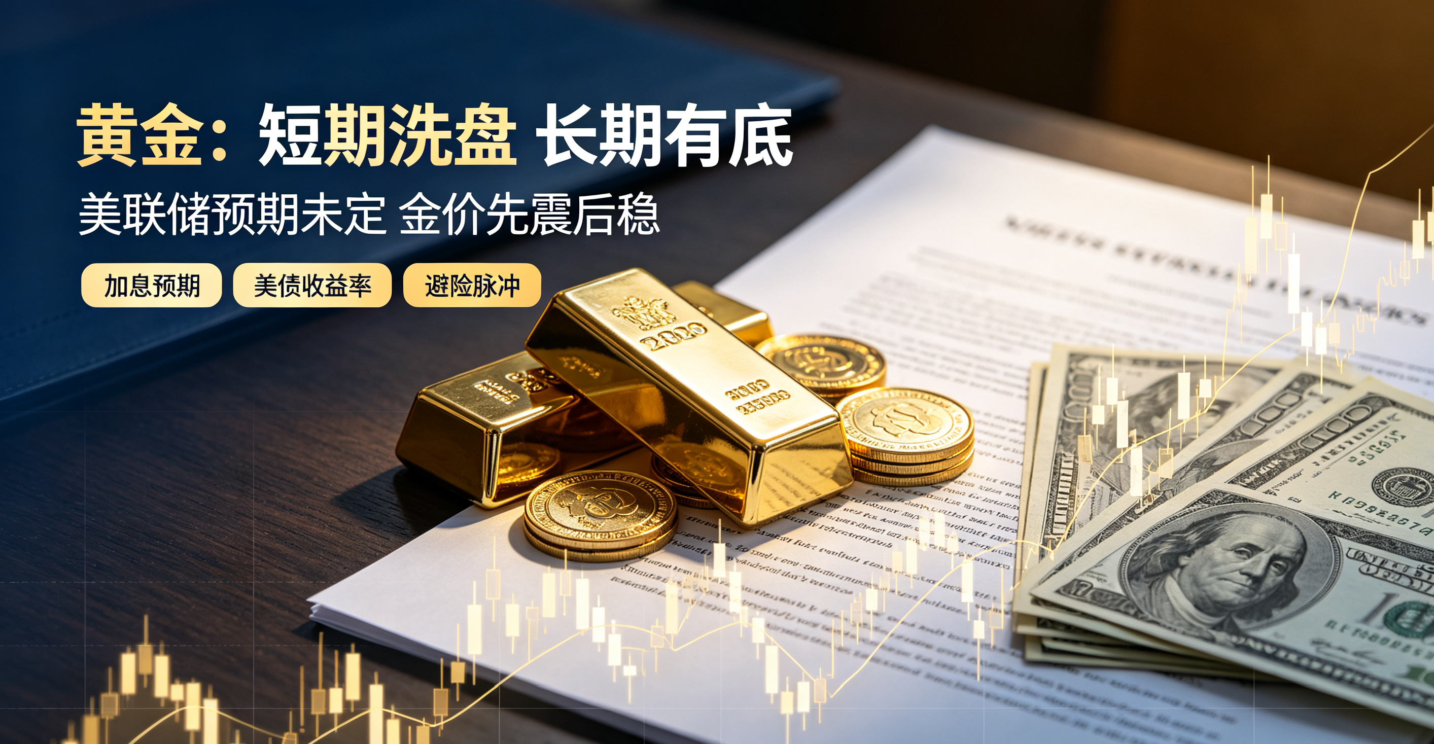 黄金反复洗盘的真相:短期加息预期博弈,不改中长期上行底色