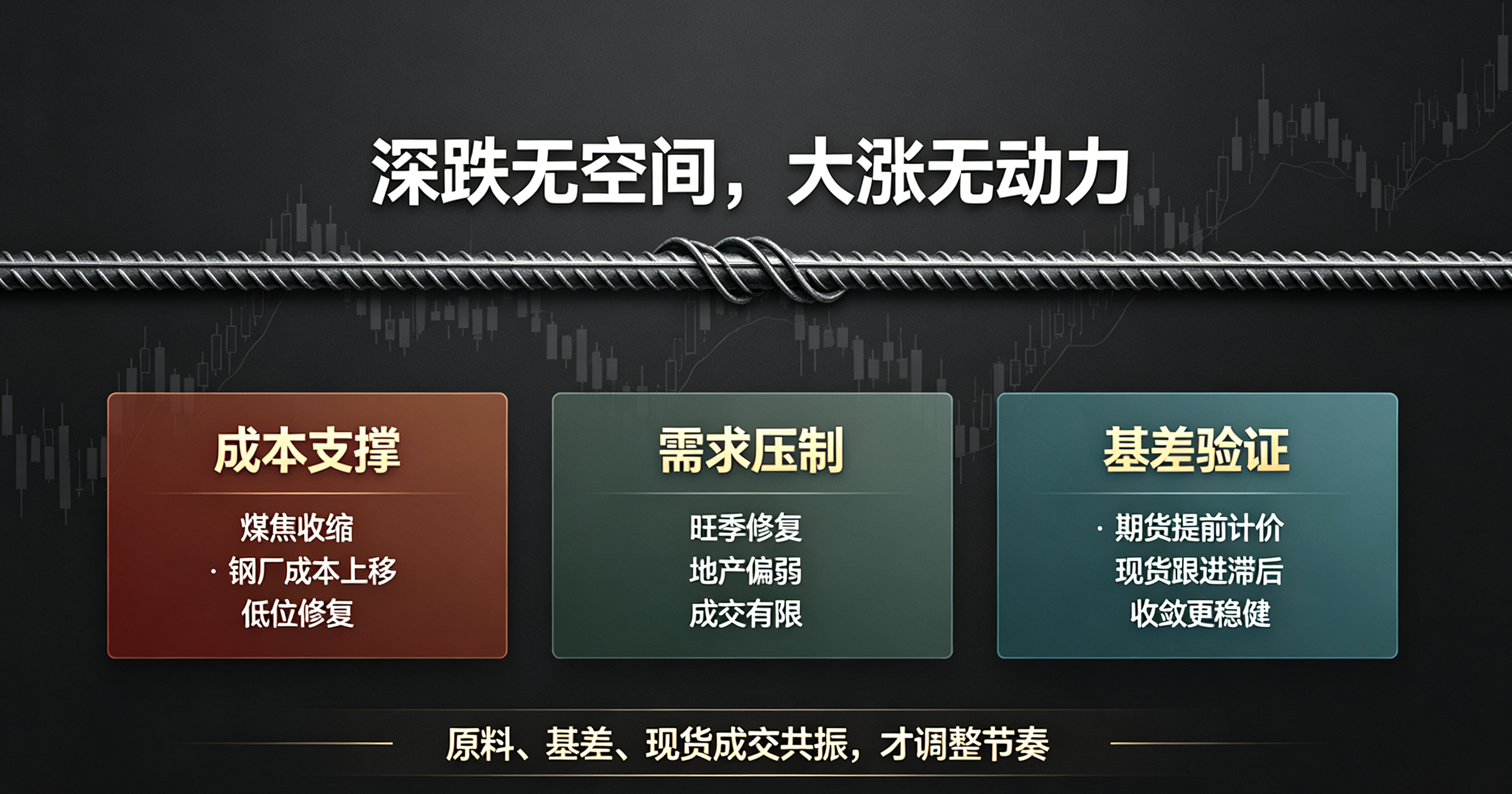 本锁死底部,需求决定反弹上限示意图 本锁死底部,需求决定反弹上限示意图